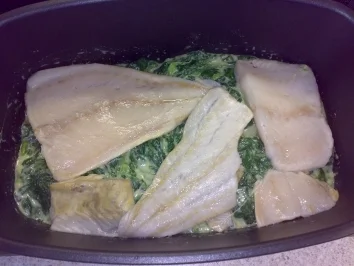 Rezept: Seelachs auf Blattspinat Bild Nr. 3 Seelachs auf Blattspinat - Rezept - Bild Nr. 3