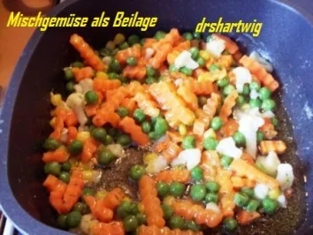 Hauptgericht~Marinierte Nackensteaks mit Beilage - Rezept - Bild Nr. 4