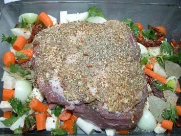 Rezept: Lammkeule nach Art des Hauses Bild Nr. 3 Lammkeule nach Art des Hauses - Rezept - Bild Nr. 3