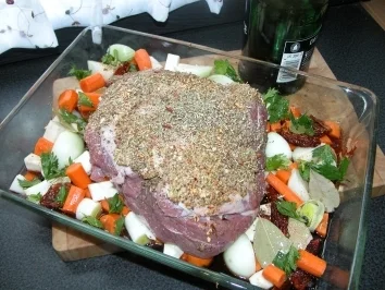 Rezept: Lammkeule nach Art des Hauses Bild Nr. 4 Lammkeule nach Art des Hauses - Rezept - Bild Nr. 4