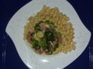 Champignon-Gemüse mit Spiralnudeln - Rezept