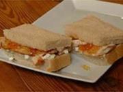 Sandwiches mit Hüttenkäse, Hühnerbrust und Apfelchutney - Rezept - Bild Nr. 9