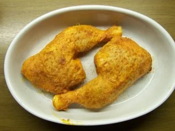 würzige Hähnchenschenkel - Rezept