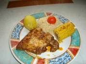 Gebratenes Schweinskotlett mit Paprika & Thymian - Rezept