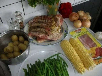 Spearrips mit gebratenem Mais und Drillingskartoffeln - Rezept - Bild Nr. 3