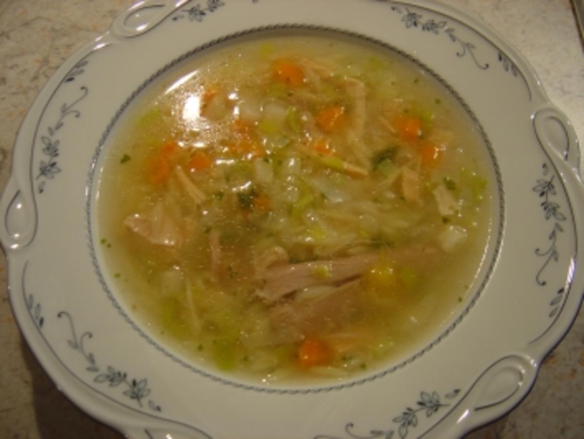 Bilder für Hühnersuppe.... ratz-fatz, gluten- und laktosefrei... mit Bildern - Rezept