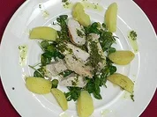 Limonen-Minze-Hähnchenbrustfilets auf Brunnenkresse mit Babykartoffeln - Rezept - Bild Nr. 9
