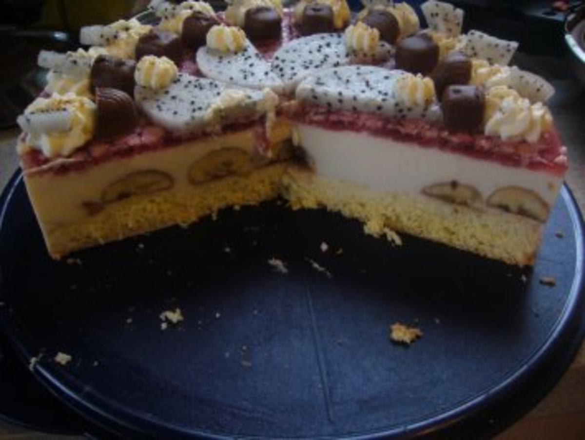 Torte: Drachenfrucht-Quarksahnetorte - Rezept - Bild Nr. 7