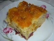 Cornflakes-Butterkuchen mit Kirschen - Rezept
