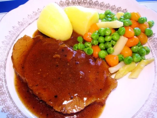 Schweinebraten in Rahmsoße - Rezept - Bild Nr. 6