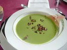 Beschwipste Erbsensuppe - Rezept