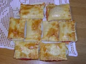 Blätterteigtaschen mit Zwetschgenmarmelade - Rezept