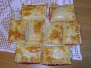 Blätterteigtaschen mit Zwetschgenmarmelade - Rezept