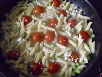 Nudel--Gorgonzola-Pfanne - Rezept - Bild Nr. 2