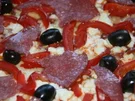 Italienische Salamipizza - Rezept