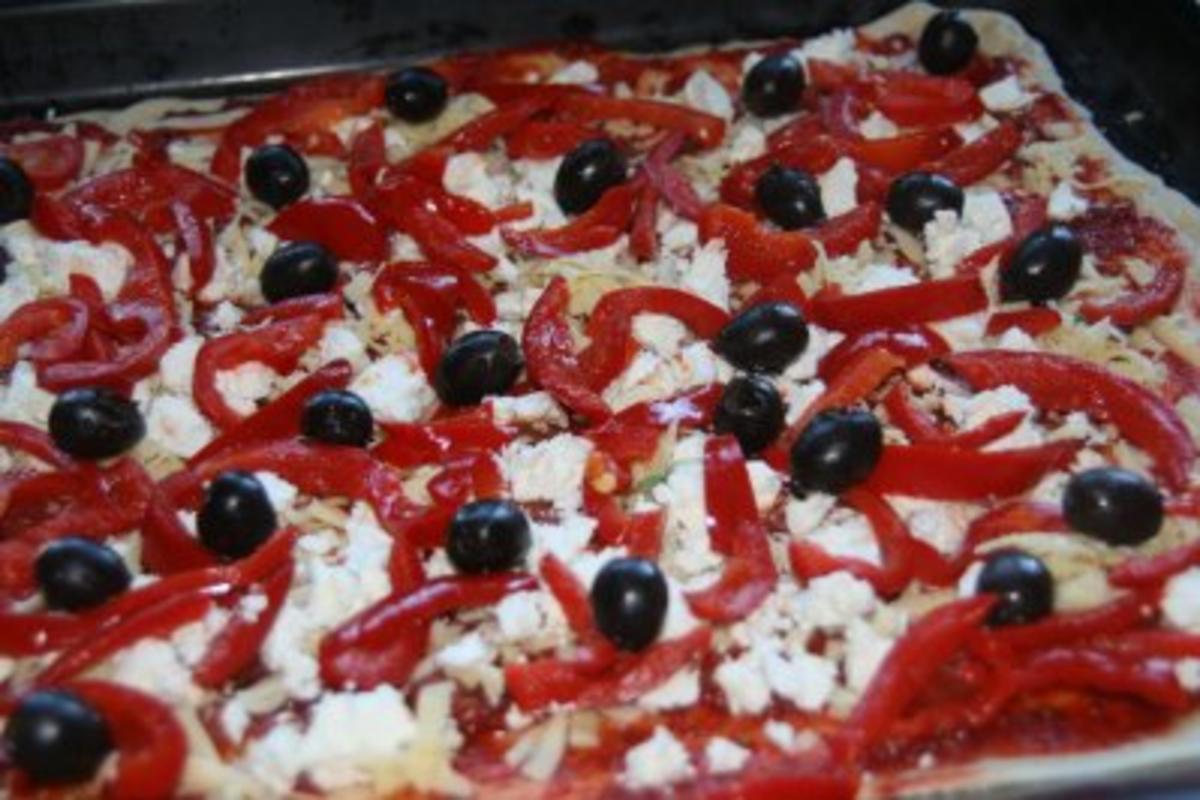 Italienische Salamipizza - Rezept - Bild Nr. 5