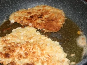 Mandel-Puten-Schnitzel mit indischem Kartoffelsalat - Rezept - Bild Nr. 3