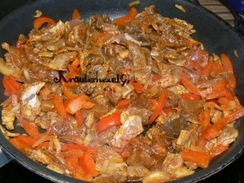 Ganz schnelle bunte Gyrospfanne - Rezept - Bild Nr. 3