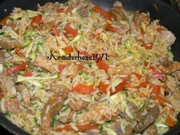 Ganz schnelle bunte Gyrospfanne - Rezept - Bild Nr. 4