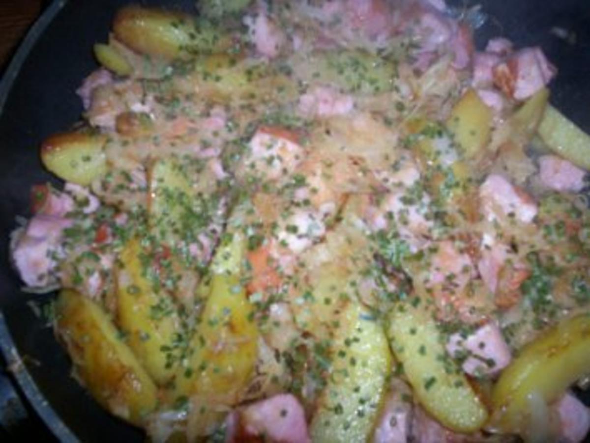 Kartoffelpfanne mit Kasseler - Rezept - Bild Nr. 2