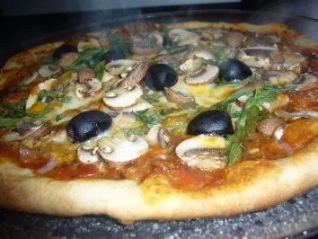 Rezept: Kikis Pizza Rucola Kikis Pizza Rucola - Rezept