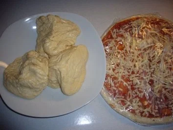 Rezept: Kikis Pizza Rucola Bild Nr. 3 Kikis Pizza Rucola - Rezept - Bild Nr. 3