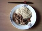 Schweinefilet mit gebratenen Nudeln aus Thailand - Rezept