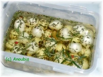 Rezept: Eingelegtes - Eingelegter Mini-Mozzarella Eingelegtes - Eingelegter Mini-Mozzarella - Rezept