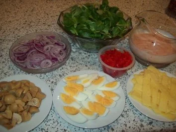 Rezept: Bunter Eiersalat Bild Nr. 2 Bunter Eiersalat - Rezept - Bild Nr. 2