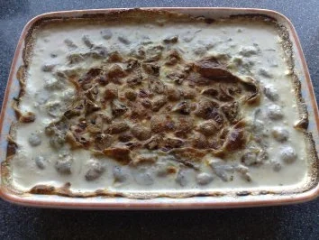 Schnitzeltopf mit Schmelzkäsesoße - Rezept - Bild Nr. 3