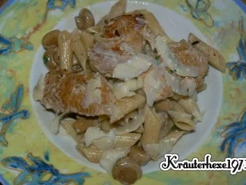 Putenfiletmedaillons in einer Weißweinsahnesauce mit Champignons - Rezept - Bild Nr. 5