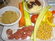 Couscous mit Gemüse und Lammklößchen - Rezept