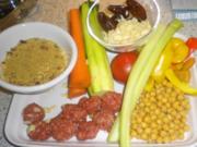 Couscous mit Gemüse und Lammklößchen - Rezept