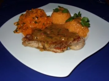 Rezept: Filetmedaillons mit Karottengemüse und Süßkartoffelbrei Bild Nr. 7 Filetmedaillons mit Karottengemüse und Süßkartoffelbrei - Rezept - Bild Nr. 7