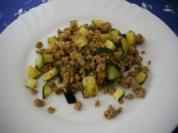 Zucchini- Hackfleisch-Pfanne - Rezept