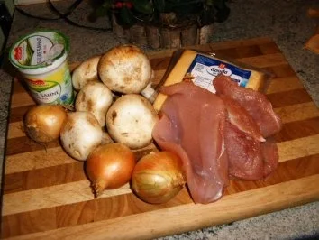 Rezept: Puten-Champignons-Käse-Pfanne Bild Nr. 2 Puten-Champignons-Käse-Pfanne - Rezept - Bild Nr. 2