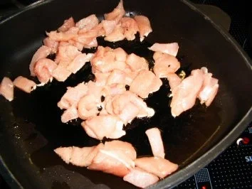 Rezept: Puten-Champignons-Käse-Pfanne Bild Nr. 4 Puten-Champignons-Käse-Pfanne - Rezept - Bild Nr. 4