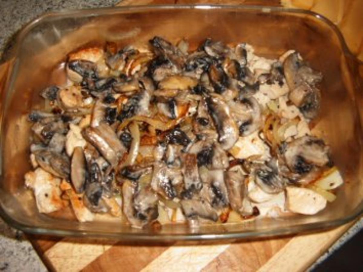 Puten-Champignons-Käse-Pfanne - Rezept - Bild Nr. 10