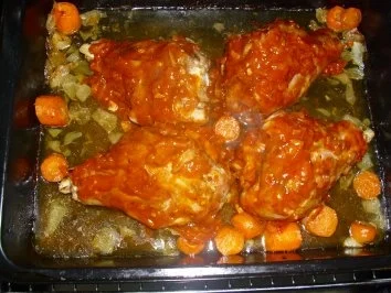 Putenunterkeule mit Honig - Rezept - Bild Nr. 5