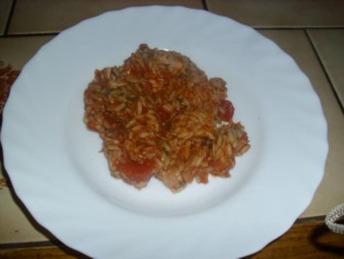 Thunfisch-Tomaten-Reis-Pfanne - Rezept mit Bild - kochbar.de