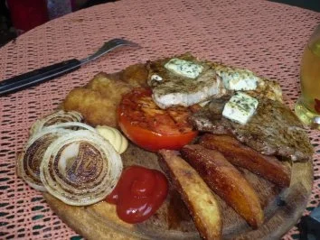 Retro - Grillteller - Rezept