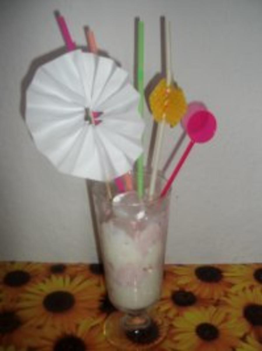 Gestreifter Eis-Cocktail - Rezept - Bild Nr. 3