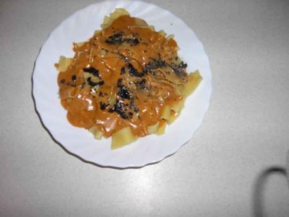 Sardellen - Kaviar - Sauce mit Bandnudeln - Rezept Gesendet von Angi54