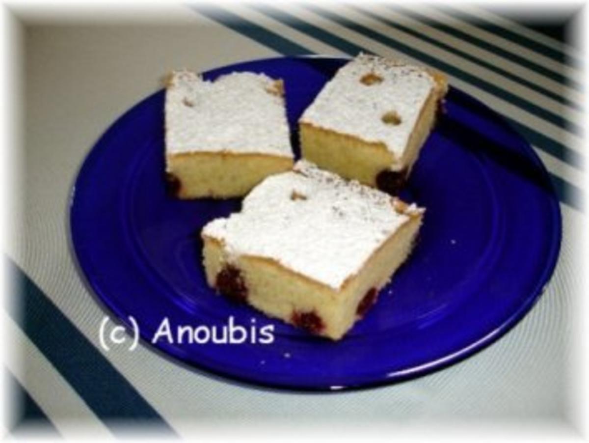 Bilder für Kuchen/Gebäck - Blechkuchen mit Sauerkirschen - Rezept