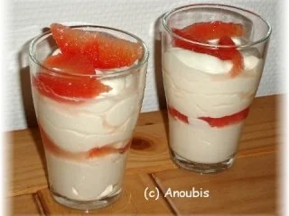 Dessert - Quark mit Grapefruit - Rezept