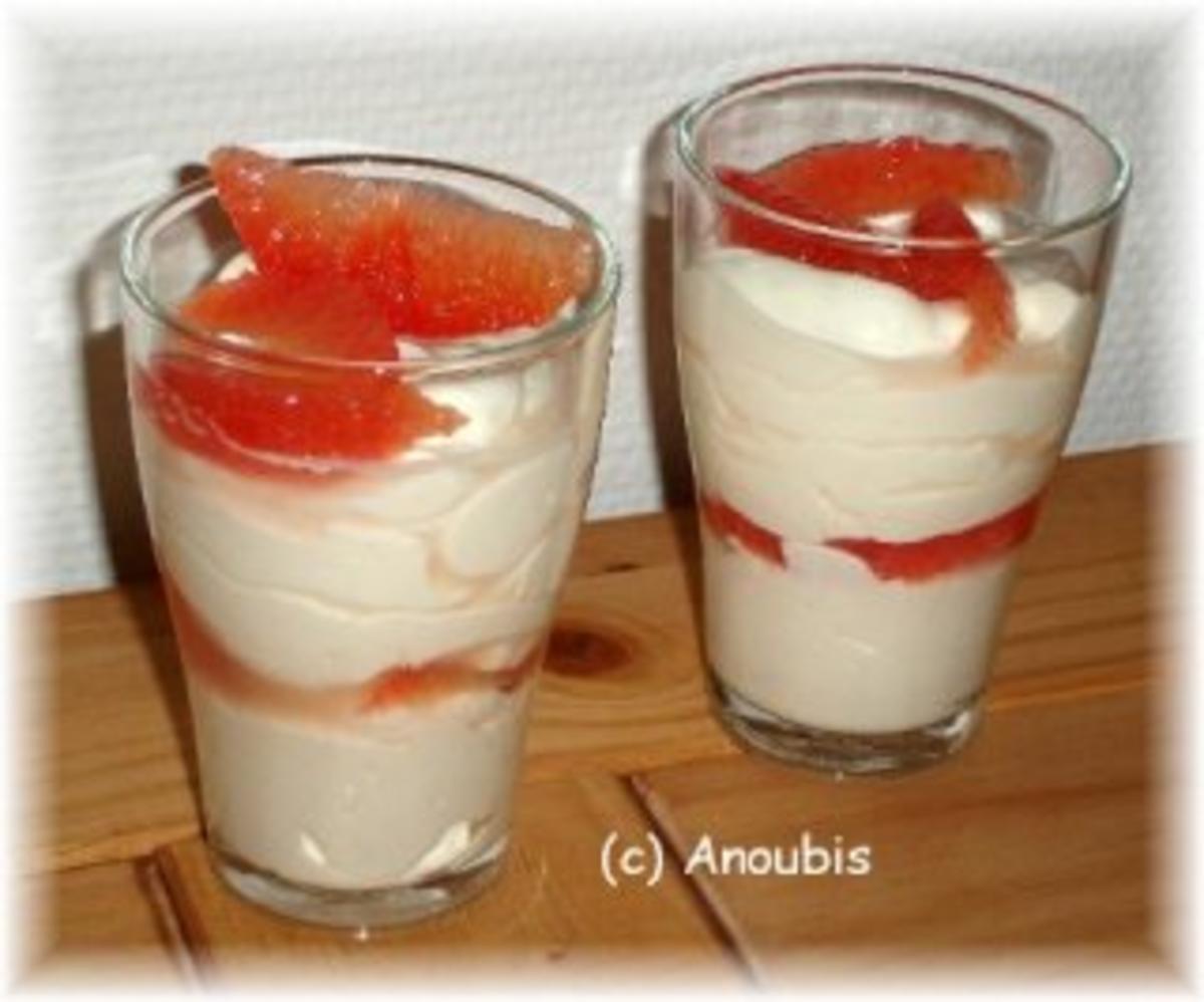 Dessert - Quark mit Grapefruit - Rezept - kochbar.de