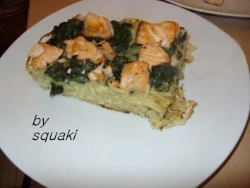 Rezept: Spaghetti-Lachs-Torte Spaghetti-Lachs-Torte - Rezept