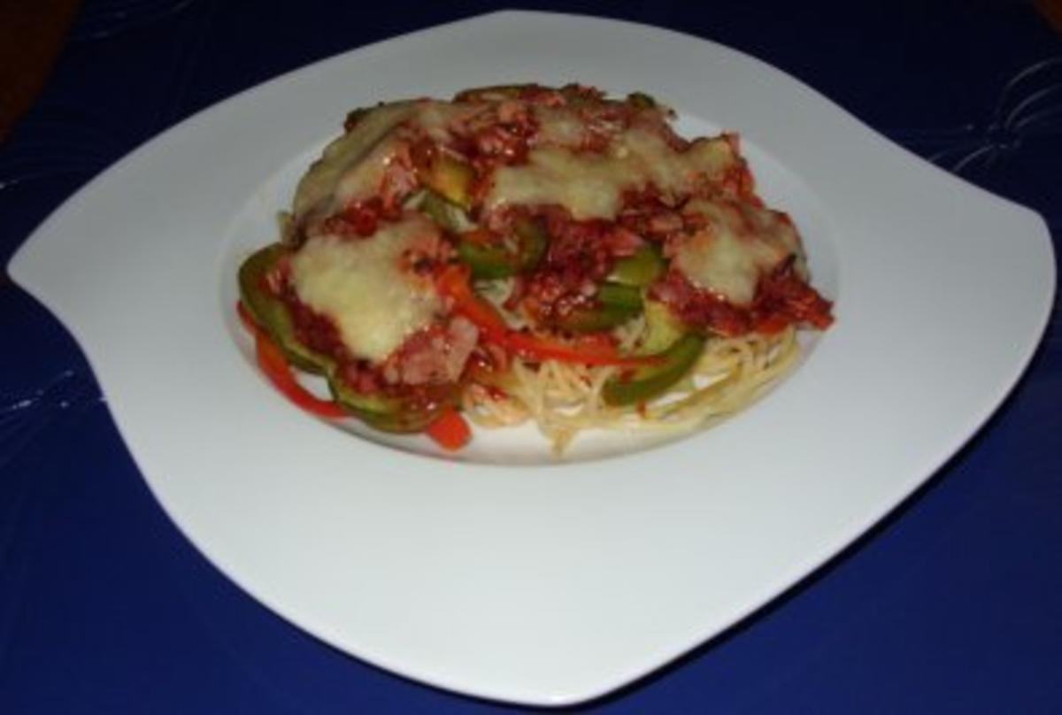 SpaghettI-Gemüse-Auflauf - Rezept