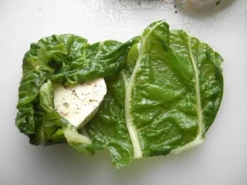 Rezept: Mangold-Mozzarella-Päckchen Bild Nr. 3 Mangold-Mozzarella-Päckchen - Rezept - Bild Nr. 3