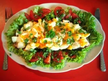 Rezept: Eierbrot auf Lollo Biondo Eierbrot auf Lollo Biondo - Rezept